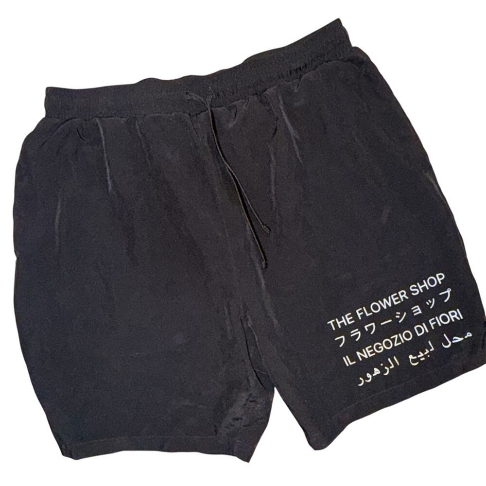 Sapasi Los Angeles Men's Activewear Athletic Shorts Black Size Medium
